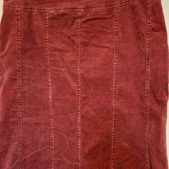 Vintage low rise corduroy midi skirt - Picture 3 of 9